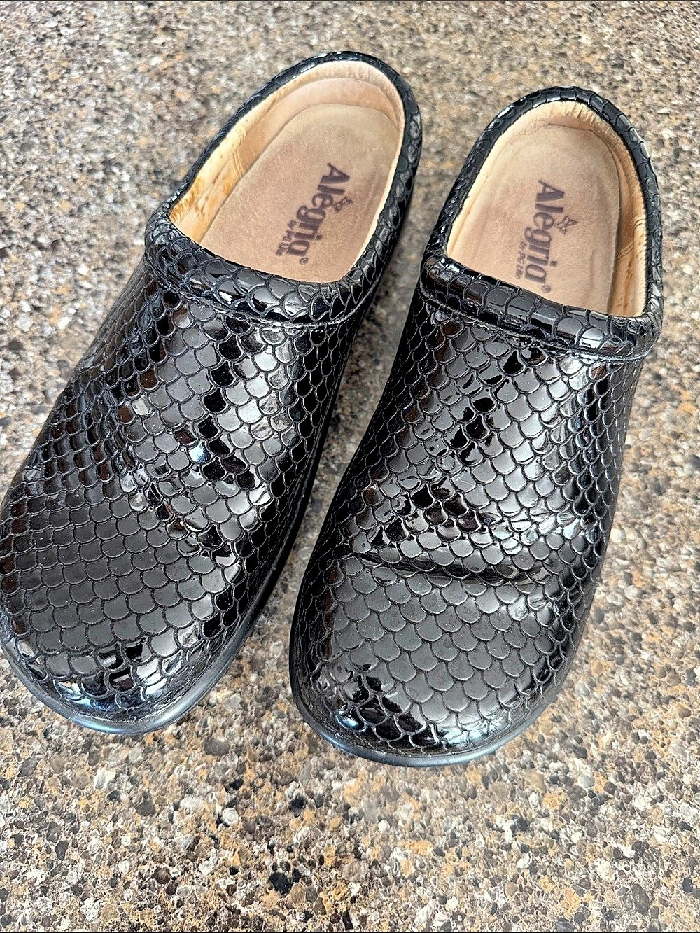 Alegria KAY-430 Black Leather US 9 1/2
